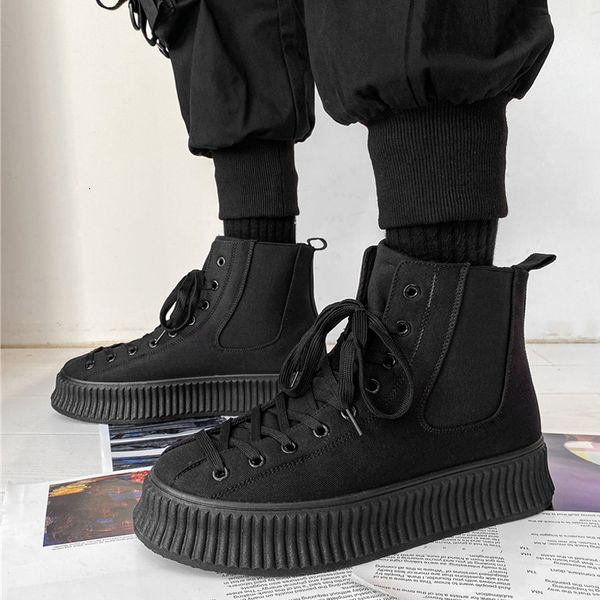 dress shoes fashion men's high-vulcanized black wearproof chelsea boots hombre heighten leather sneakers spring autumn trend 230225
dress shoes fashion men's high-vulcanized black wearproof chelsea boots hombre heighten leather sneakers spring autumn trend 230225