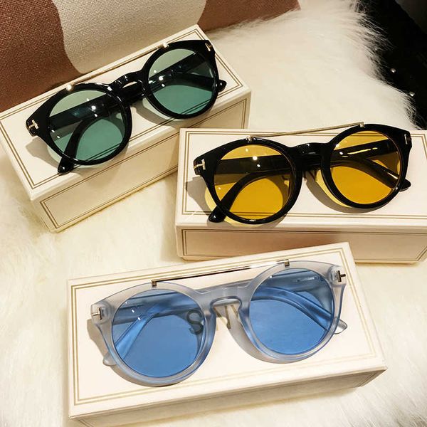 sunglasses trendy retro round rivet sunglasses women 2022 brand double bridge shade eyewear colorful lens gray yellow frame men sun glasses, White;black
sunglasses trendy retro round rivet sunglasses women 2022 brand double bridge shade eyewear colorful lens gray yellow frame men sun glasses, White;black