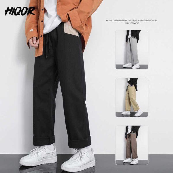 men's pants hiqor 2022 men's casual wied leg pants oversize trousers cotton solid color fashion patchwork black men cargo pants st
men's pants hiqor 2022 men's casual wied leg pants oversize trousers cotton solid color fashion patchwork black men cargo pants st