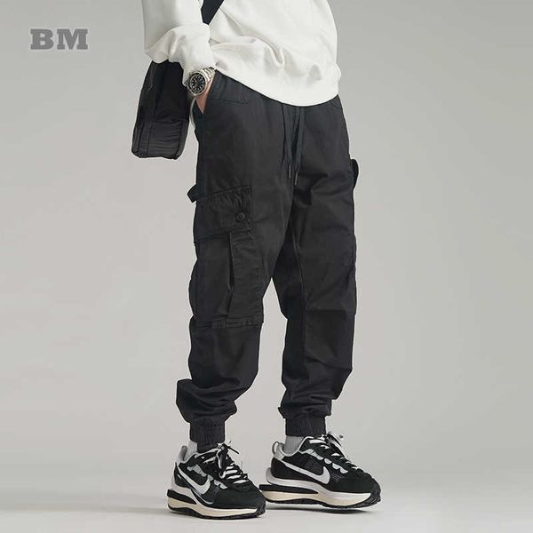 men's pants japanese streetwear cargo pants men clothing multipocket korean style loose casual jogging harajuku joggers male z0225, Black
men's pants japanese streetwear cargo pants men clothing multipocket korean style loose casual jogging harajuku joggers male z0225, Black