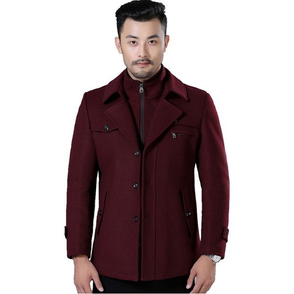 men's wool blends parklees cotton trench coat men long sleeve zipper stylish collar pocket casual daily streetwear winter clothing 2302, Black
men's wool blends parklees cotton trench coat men long sleeve zipper stylish collar pocket casual daily streetwear winter clothing 2302, Black