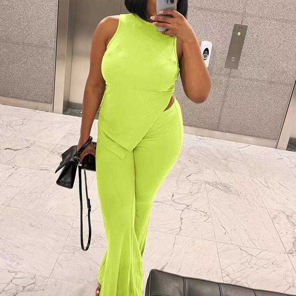 suit solid color temperament commute pants sleeveless vest slit fashion casual, White
suit solid color temperament commute pants sleeveless vest slit fashion casual, White