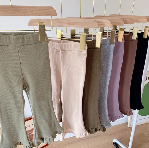 kids flare trousers toddler girls ribbed pants with ruffle legs solid color elastic children princess waist leggings fashion baby clothing 7, Blue
kids flare trousers toddler girls ribbed pants with ruffle legs solid color elastic children princess waist leggings fashion baby clothing 7, Blue