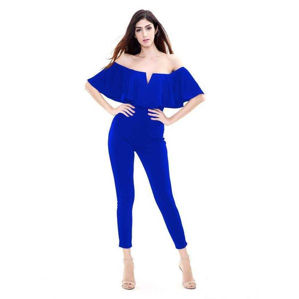 wholesale through womens clothing romper off shoulder neck ruffled slim fit, Black;white
wholesale through womens clothing romper off shoulder neck ruffled slim fit, Black;white