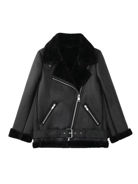women s jacket autumn and winter fashion double sided jacket coat vintage long sleeve zipper female outerwear overshirt 230225, Black;brown
women s jacket autumn and winter fashion double sided jacket coat vintage long sleeve zipper female outerwear overshirt 230225, Black;brown