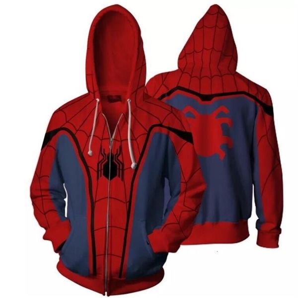 autumn homecoming scarlet spider zip up man hoodies sweatshirts far from home superhero cosplay hooded zipper jacket1786, Black
autumn homecoming scarlet spider zip up man hoodies sweatshirts far from home superhero cosplay hooded zipper jacket1786, Black