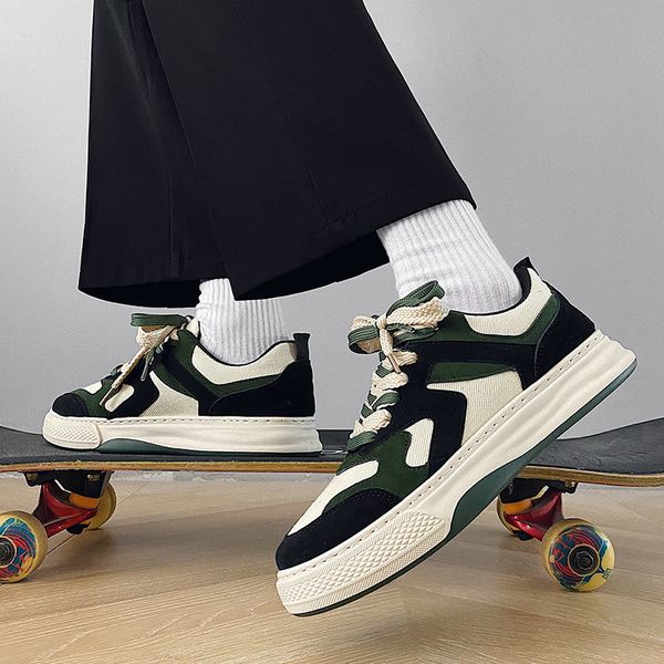 dress shoes men's sneakers fashion for women comfortable breathable running casual sports skateboard flat couple 230225, Black
dress shoes men's sneakers fashion for women comfortable breathable running casual sports skateboard flat couple 230225, Black
