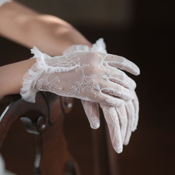 five fingers gloves wg061 exquisite wedding bridal ruffled edge lace short white brides bridesmaid women marriage accessories 230225, Blue;gray
five fingers gloves wg061 exquisite wedding bridal ruffled edge lace short white brides bridesmaid women marriage accessories 230225, Blue;gray