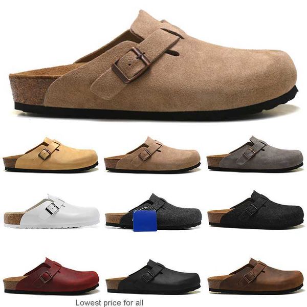 boston clogs sandals designer new leather bag head pull cork slippers female male summer anti-skid lazy shoes lovers beach scuffs casual, Black
boston clogs sandals designer new leather bag head pull cork slippers female male summer anti-skid lazy shoes lovers beach scuffs casual, Black
