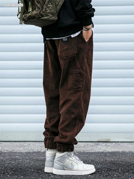 men's pants american fashion streetwear corduroy casual trousers japanese harajuku harem jogging pants korean joggers kpop men z0225, Black
men's pants american fashion streetwear corduroy casual trousers japanese harajuku harem jogging pants korean joggers kpop men z0225, Black