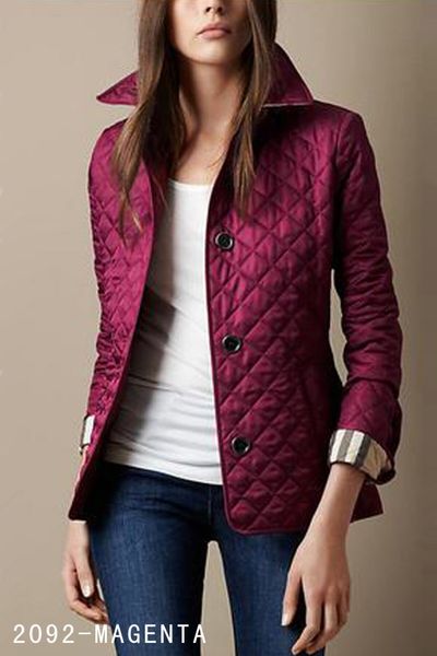 women s jackets autumn winter classic plaid brand design ladies cotton coat british style simple female 62 230225, Black;brown
women s jackets autumn winter classic plaid brand design ladies cotton coat british style simple female 62 230225, Black;brown