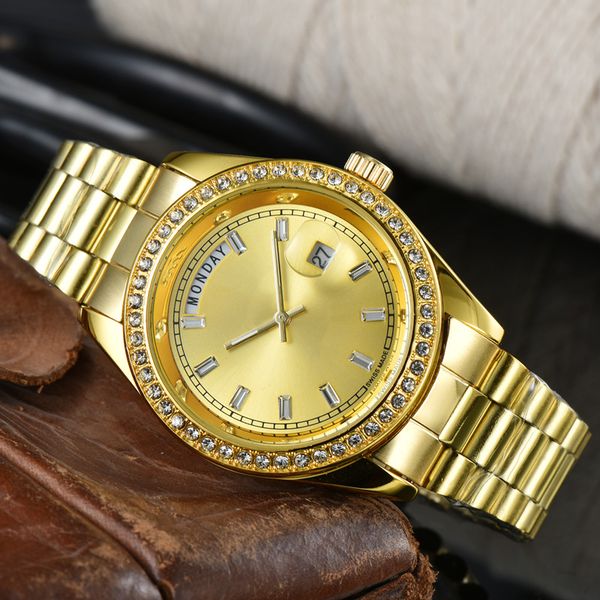 dual calendar display quartz watch orologio relogio masculino men watch drill ring golden dial with calendar bracklet folding clasp master m, Slivery;brown
dual calendar display quartz watch orologio relogio masculino men watch drill ring golden dial with calendar bracklet folding clasp master m, Slivery;brown
