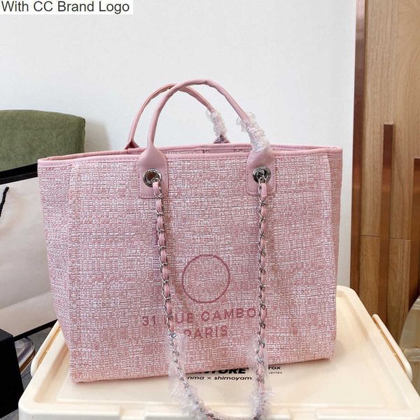 luxury cc beach bags 22ss summer famous brand tote classic beach bags canvas deauville chain bag large capacity pochette women shopping bag
luxury cc beach bags 22ss summer famous brand tote classic beach bags canvas deauville chain bag large capacity pochette women shopping bag