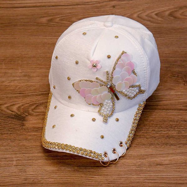 ball caps 2022 new fashion girl cute baseball cap summer sequined diamond butterfly outdoor sunshade sunscreen cap hats for womenj230227, Blue;gray
ball caps 2022 new fashion girl cute baseball cap summer sequined diamond butterfly outdoor sunshade sunscreen cap hats for womenj230227, Blue;gray