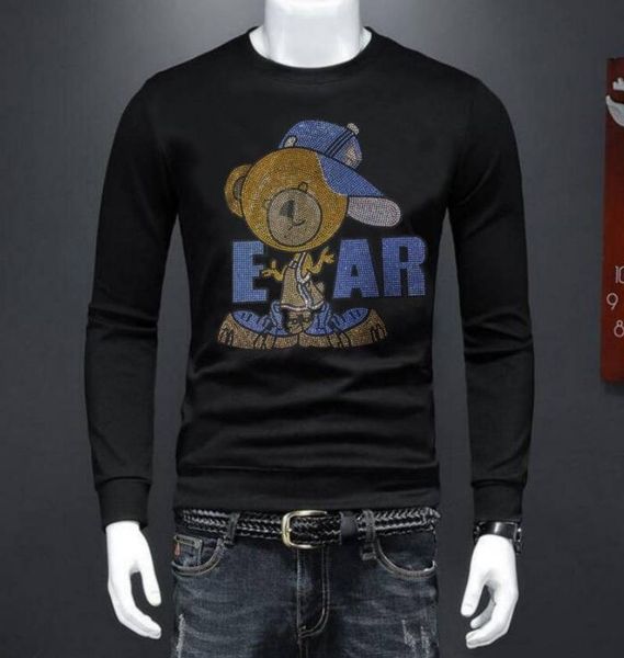 gifts casual streetwear male designer rhinestone men's hoodies and jackets style fashion men's, Black
gifts casual streetwear male designer rhinestone men's hoodies and jackets style fashion men's, Black