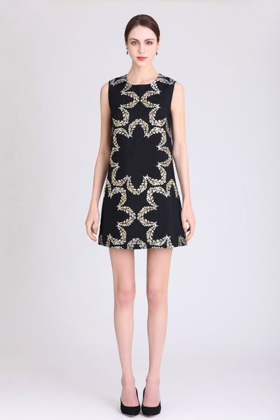 casual dress dress original designer fashion print handmade beaded flowers spring/summer short sleeve loose round neck dress monochrome two, Black;gray
casual dress dress original designer fashion print handmade beaded flowers spring/summer short sleeve loose round neck dress monochrome two, Black;gray