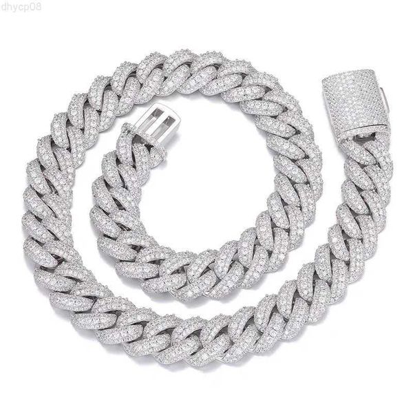 designer jewelry ale hiphop style jewelry 19mm iced out men chain gold plated vvs moissanite diamond s925 sterling miami cuban chain, Silver
designer jewelry ale hiphop style jewelry 19mm iced out men chain gold plated vvs moissanite diamond s925 sterling miami cuban chain, Silver