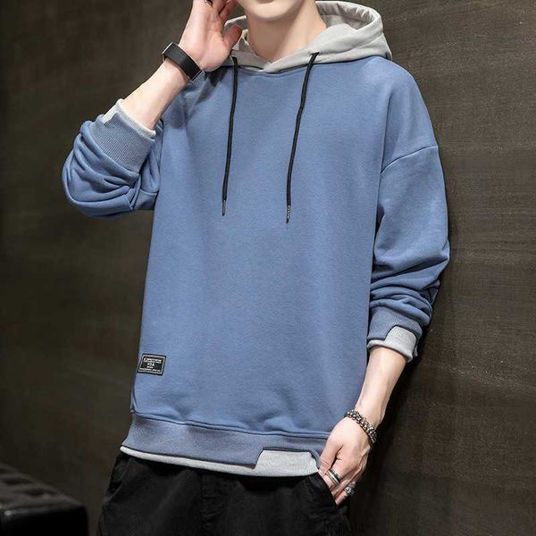 hooded spring and autumn 2023 ins fashion brand fake two-piece sweater youth casual men's wear2otp, Black
hooded spring and autumn 2023 ins fashion brand fake two-piece sweater youth casual men's wear2otp, Black
