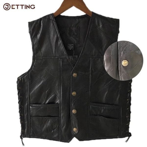 men s vests 1pcs punk biker lace button autumn sleeveless jacket for black leather polyester motorcycle 230225, Black;white
men s vests 1pcs punk biker lace button autumn sleeveless jacket for black leather polyester motorcycle 230225, Black;white
