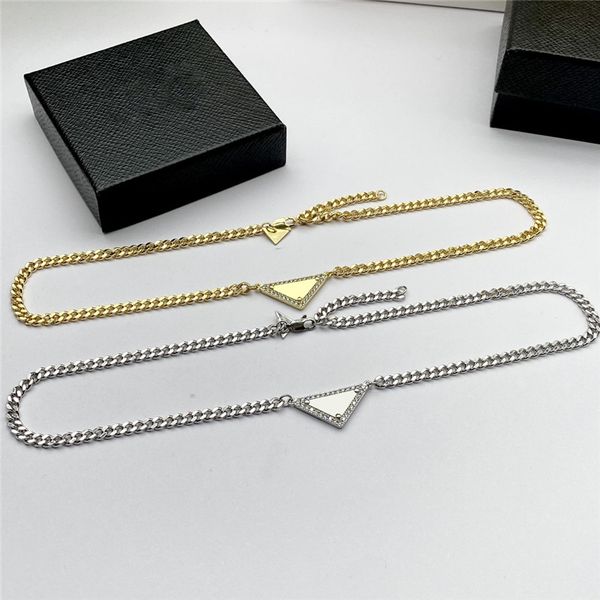 trendy triangle diamond pendant necklaces cuba link necklace gold silver triangular necklace jewelry with box
trendy triangle diamond pendant necklaces cuba link necklace gold silver triangular necklace jewelry with box