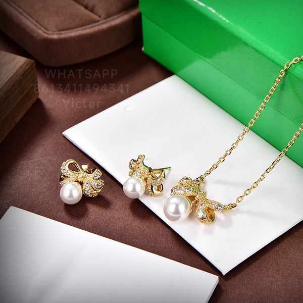botiega bowknot designer jewelry jewelry necklace suit for woman gold plated 18k highest counter quality classic style never fade exquisite, Silver
botiega bowknot designer jewelry jewelry necklace suit for woman gold plated 18k highest counter quality classic style never fade exquisite, Silver