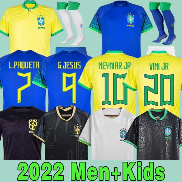 brazils 2023 soccer jerseys camiseta de futbol paqueta raphinha football shirt maillots marquinhos vini jr silva brasil richarlison men kids, Black;yellow
brazils 2023 soccer jerseys camiseta de futbol paqueta raphinha football shirt maillots marquinhos vini jr silva brasil richarlison men kids, Black;yellow