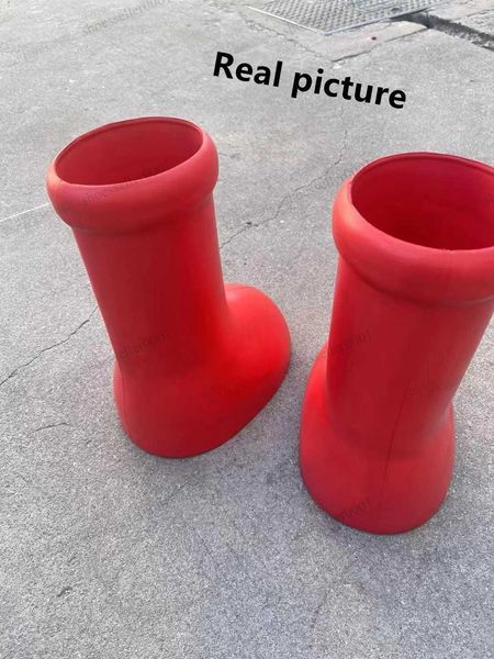 2023 mschf big red boot men women children girl rain boots baby designers thick bottom non-slip booties rubber platform bootie fashi lqj, Black
2023 mschf big red boot men women children girl rain boots baby designers thick bottom non-slip booties rubber platform bootie fashi lqj, Black
