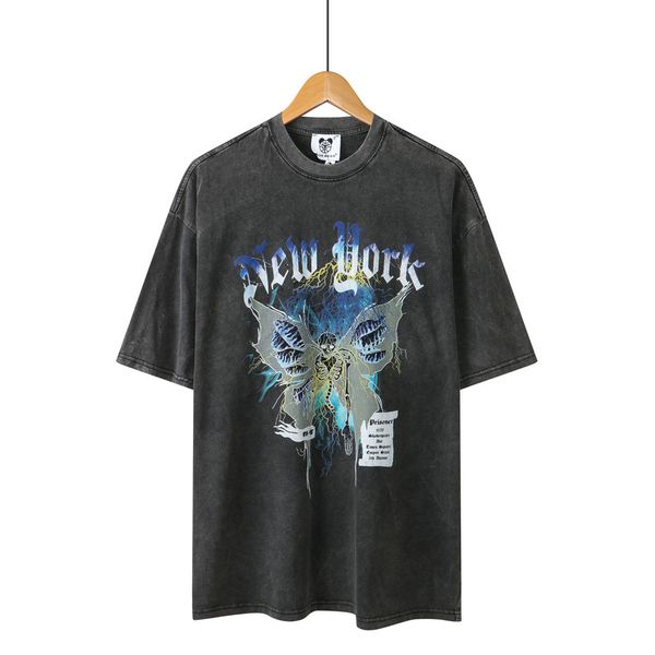 men's t-shirts wash water to make old butterfly skeleton loose short sleeve vintage high street casual t-shirt, White;black
men's t-shirts wash water to make old butterfly skeleton loose short sleeve vintage high street casual t-shirt, White;black