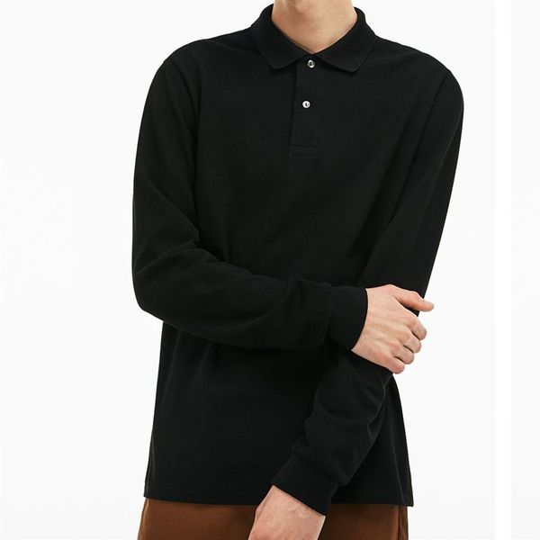 mens polo shirt crocodile embroidery long sleeve classic business polo blouse fashion shirt france style polos tee2604, White;black
mens polo shirt crocodile embroidery long sleeve classic business polo blouse fashion shirt france style polos tee2604, White;black
