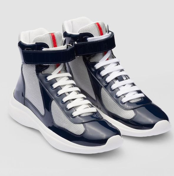 famous brands americas cup high-sneakers shoes men casual walking rubber sole men's sports mesh fabric patent leather outdoor trainers, Black
famous brands americas cup high-sneakers shoes men casual walking rubber sole men's sports mesh fabric patent leather outdoor trainers, Black
