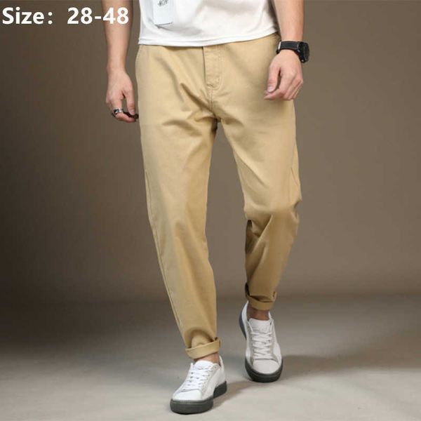 men's pants men trousers spring autumn casual black khaki loose slim fit pants boy plus size 42 44 46 48 stretch cotton male ankle long
men's pants men trousers spring autumn casual black khaki loose slim fit pants boy plus size 42 44 46 48 stretch cotton male ankle long