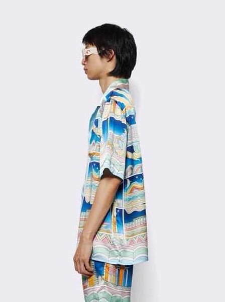 casablanca designer shirt men and women original product mayan myth male female lovers same white twill silk shirt, White;black
casablanca designer shirt men and women original product mayan myth male female lovers same white twill silk shirt, White;black