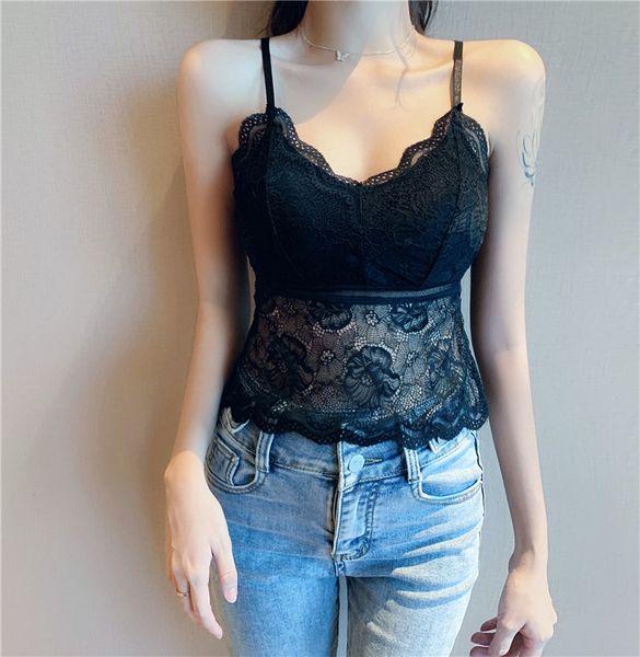 backless lace small vest female hook flower hollowed out beautiful back suspender female summer belt chest pad f159, Black;white
backless lace small vest female hook flower hollowed out beautiful back suspender female summer belt chest pad f159, Black;white