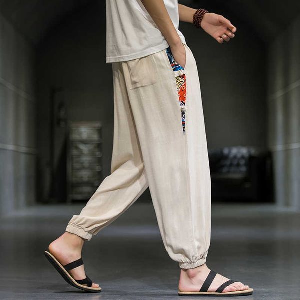 men's pants men's cotton and linen printed leggings trousers chinese retro harem lace jogging pants men's sports fitness hiph, Black
men's pants men's cotton and linen printed leggings trousers chinese retro harem lace jogging pants men's sports fitness hiph, Black