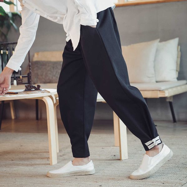 men's pants men's casual pants loose large men's clothing chinese style autumn winter new traditional pants male kimono pants, Black
men's pants men's casual pants loose large men's clothing chinese style autumn winter new traditional pants male kimono pants, Black