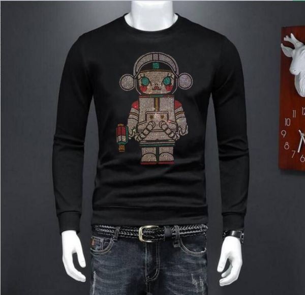 for holiday asian size s-4xl mens brand designer rhinestone men's hoodies and jackets, Black
for holiday asian size s-4xl mens brand designer rhinestone men's hoodies and jackets, Black