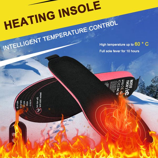 shoe parts accessories 1 pair usb charging heated shoe insoles with remote control feet warm sock pad mat electrically heating insoles elect, White;pink
shoe parts accessories 1 pair usb charging heated shoe insoles with remote control feet warm sock pad mat electrically heating insoles elect, White;pink