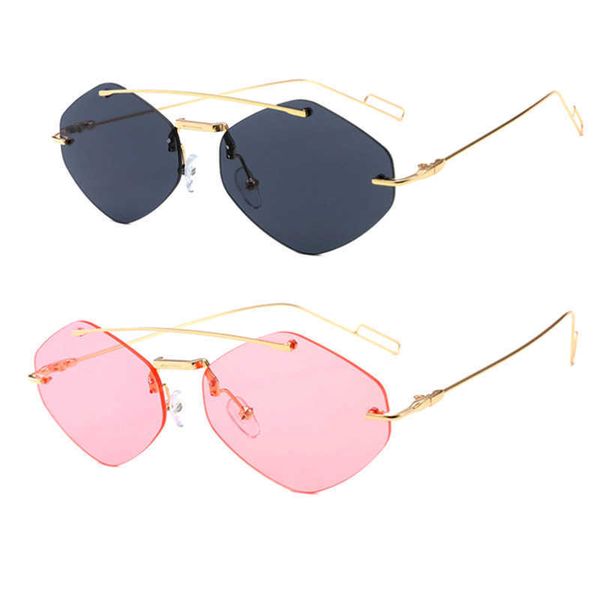 sunglasses trend women rimless sunglasses classic metal sun glasses ladies travel beach uv400 protection lens polygonal glasses g230225, White;black
sunglasses trend women rimless sunglasses classic metal sun glasses ladies travel beach uv400 protection lens polygonal glasses g230225, White;black