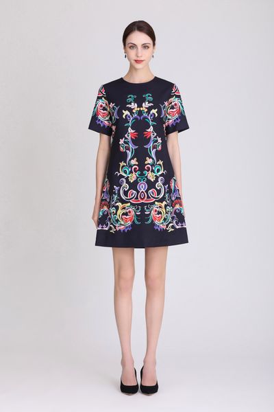 casual dress dress original designer fashion colorful flower print handmade beaded spring/summer short sleeve loose round neck dress monochr, Black;gray
casual dress dress original designer fashion colorful flower print handmade beaded spring/summer short sleeve loose round neck dress monochr, Black;gray