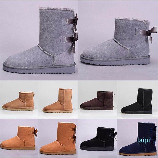 designer- classic mini short shoes bow tall button boot triplet womens women winter snow boots fur furry booties warm200w, Black
designer- classic mini short shoes bow tall button boot triplet womens women winter snow boots fur furry booties warm200w, Black