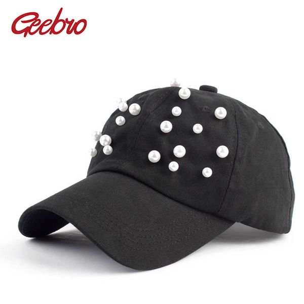 ball caps geebro women's white pearl snapback baseball cap summer casual cotton black bone snapback caps gorras hombre gb033j230227, Blue;gray
ball caps geebro women's white pearl snapback baseball cap summer casual cotton black bone snapback caps gorras hombre gb033j230227, Blue;gray