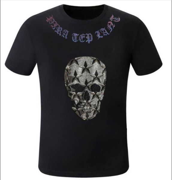streetwear men's clothing summer casual fashion designer rhinestone men's t-shirts, White;black
streetwear men's clothing summer casual fashion designer rhinestone men's t-shirts, White;black