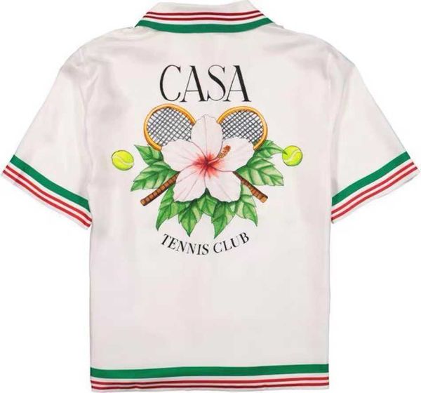 23ss new casablanca men designer shirt men and women tennis flower sicilian hawaiian short sleeve shirt with, White;black
23ss new casablanca men designer shirt men and women tennis flower sicilian hawaiian short sleeve shirt with, White;black