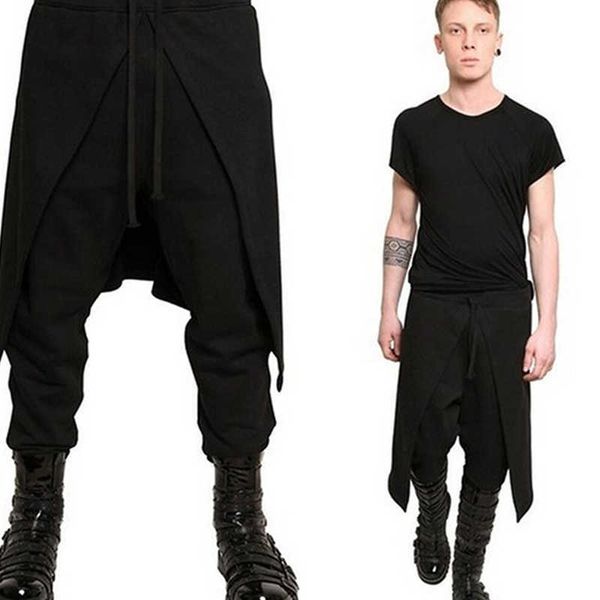 men's pants men vintage casual loose skirt pants male japanese streetwear hip hop gothic punk trousers harem pants harajuku men hiphop, Black
men's pants men vintage casual loose skirt pants male japanese streetwear hip hop gothic punk trousers harem pants harajuku men hiphop, Black