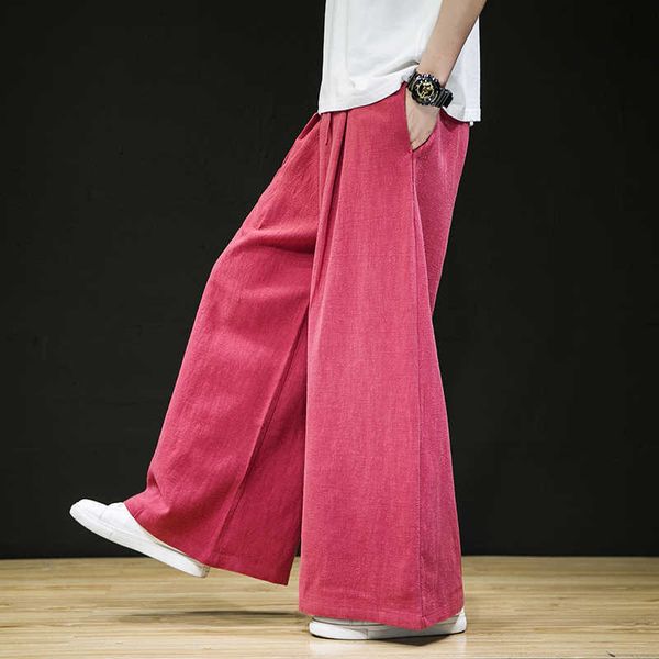 men's pants chinese style men's autumn loose plus size wide leg pants oversized casual sports pants japanese jogging pants z0225, Black
men's pants chinese style men's autumn loose plus size wide leg pants oversized casual sports pants japanese jogging pants z0225, Black
