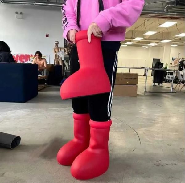 mschf men women rian boots pvc rubber beeled platform knee-high tall booties astro boy big red boot waterproof welly shoes outdoor rainshoes, Black
mschf men women rian boots pvc rubber beeled platform knee-high tall booties astro boy big red boot waterproof welly shoes outdoor rainshoes, Black