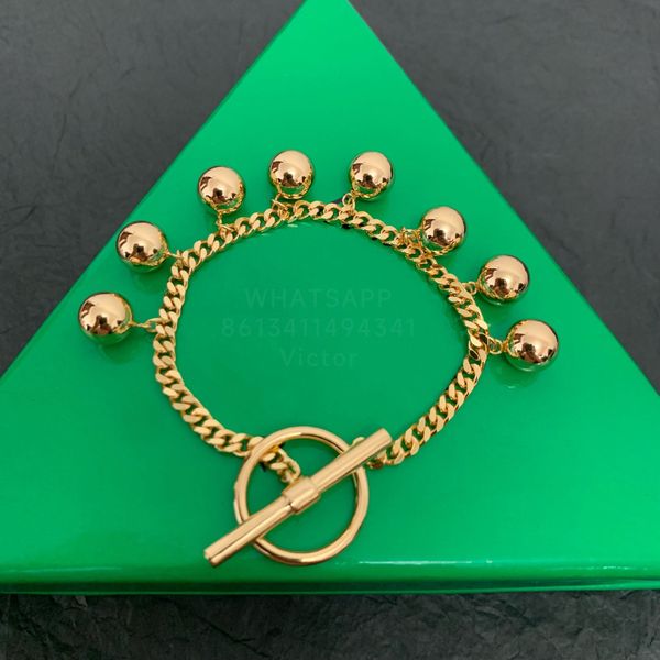 botiega chain ball bracelet designer for woman gold plated 18k official reproductions fashion classic style never fade exquisite gift 008, Golden;silver
botiega chain ball bracelet designer for woman gold plated 18k official reproductions fashion classic style never fade exquisite gift 008, Golden;silver