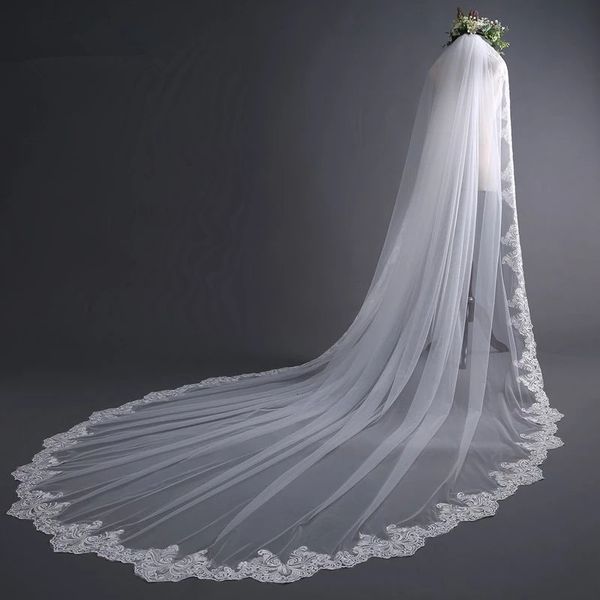 wedding hair jewelry white ivory cathedral veils long lace edge bridal veil with comb accessories veu de noivral wed veil 230225, Slivery;golden
wedding hair jewelry white ivory cathedral veils long lace edge bridal veil with comb accessories veu de noivral wed veil 230225, Slivery;golden