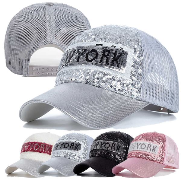 ball caps new fashion women summer cap new york letter sequins shiny baseball cap female streetwear trucker hatsj230227, Blue;gray
ball caps new fashion women summer cap new york letter sequins shiny baseball cap female streetwear trucker hatsj230227, Blue;gray