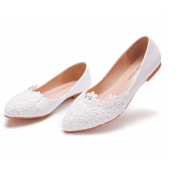flat heel wedding shoes for bride beaded luxury designer white lace cinderella pumps poined toe rhinestones bridal shoes pgraph plus size, Black
flat heel wedding shoes for bride beaded luxury designer white lace cinderella pumps poined toe rhinestones bridal shoes pgraph plus size, Black